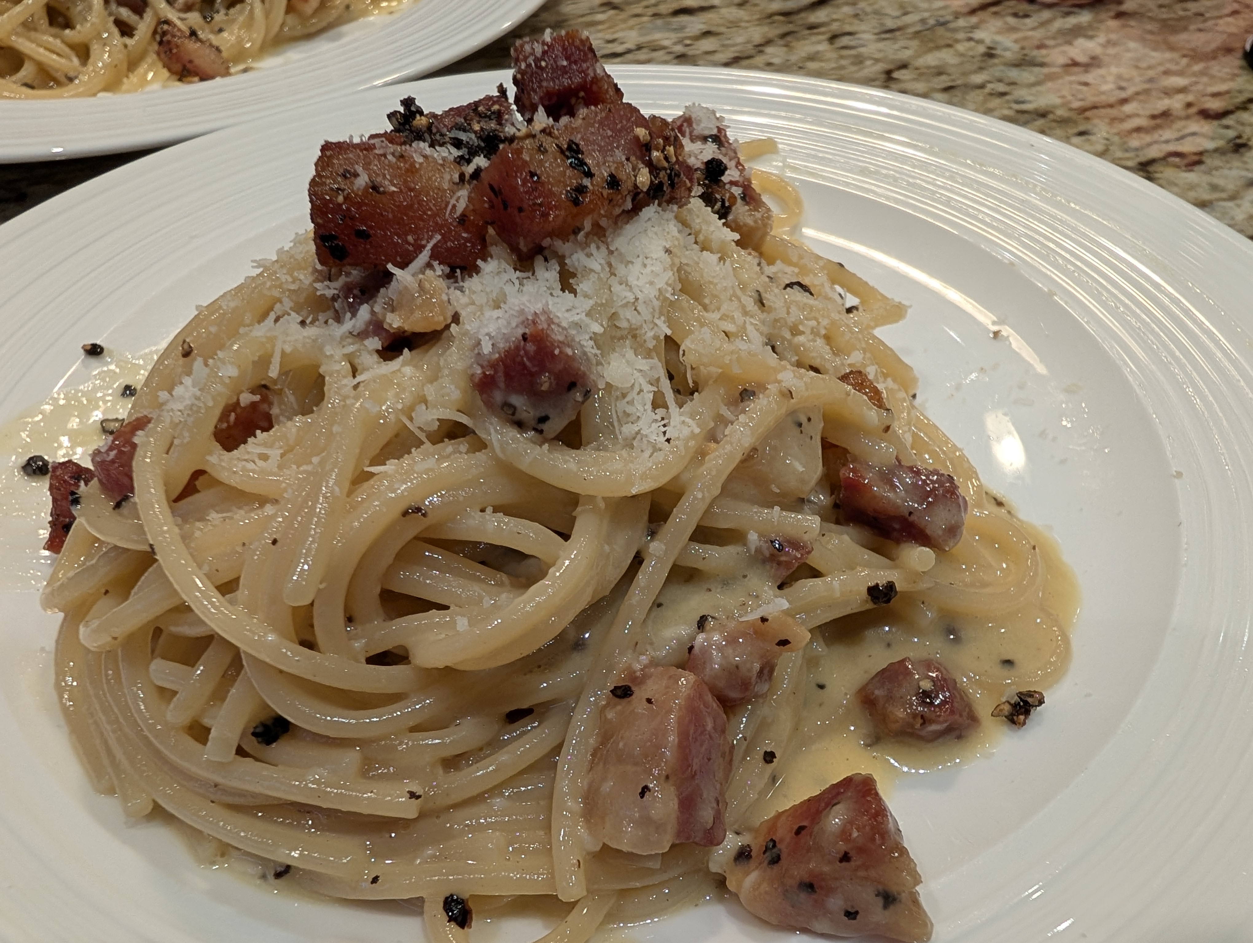 Carbonara plated 2